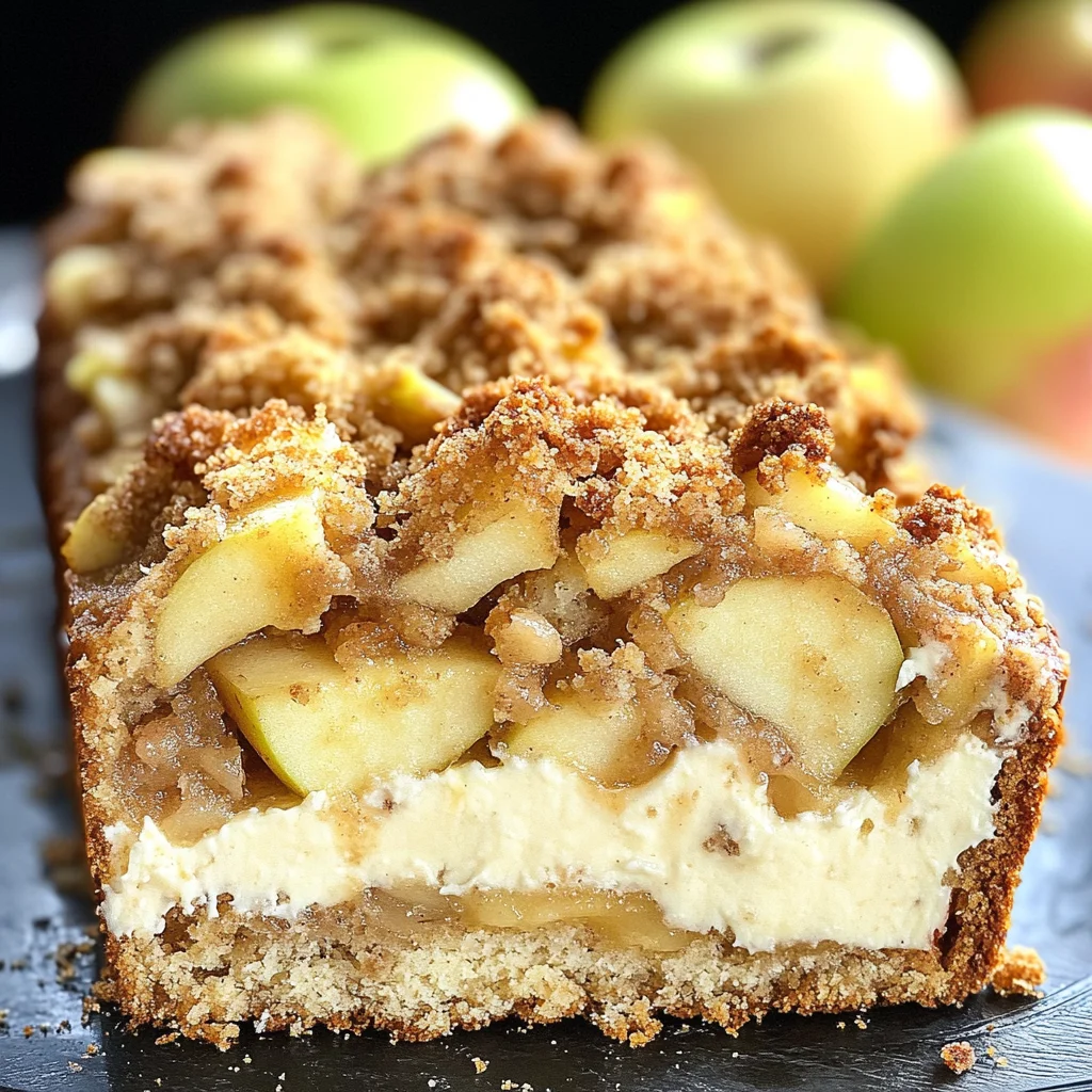 Apple Crisp Cheesecake Bread