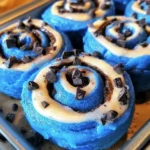 Cookie Monster Cinnamon Rolls Recipe