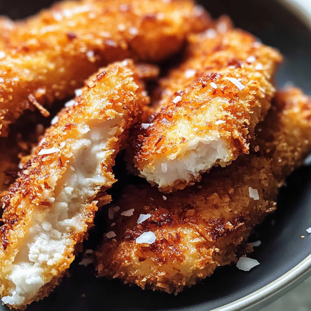 Crispy Coconut Chicken Tenders