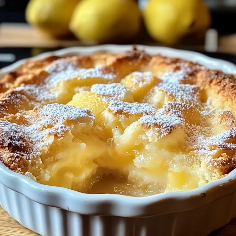 Magic Lemon Cobbler Recipe: A Delightful Dessert Experience