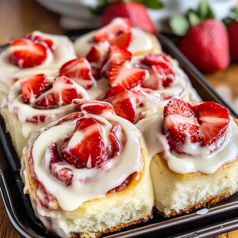 Strawberry Cheesecake Cinnabon Rolls Recipe