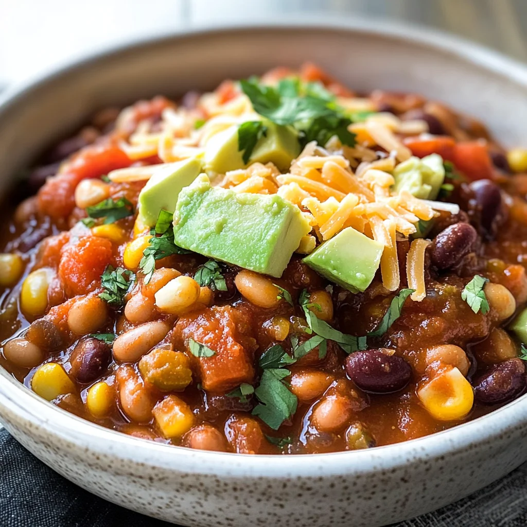 20-Minute Vegetarian Chili Recipe