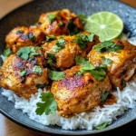 Baked Coconut Chili Chicken Thighs