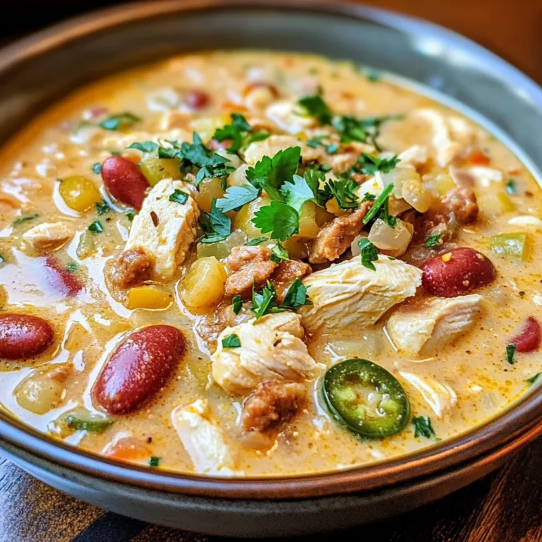 Cajun White Chicken Chili