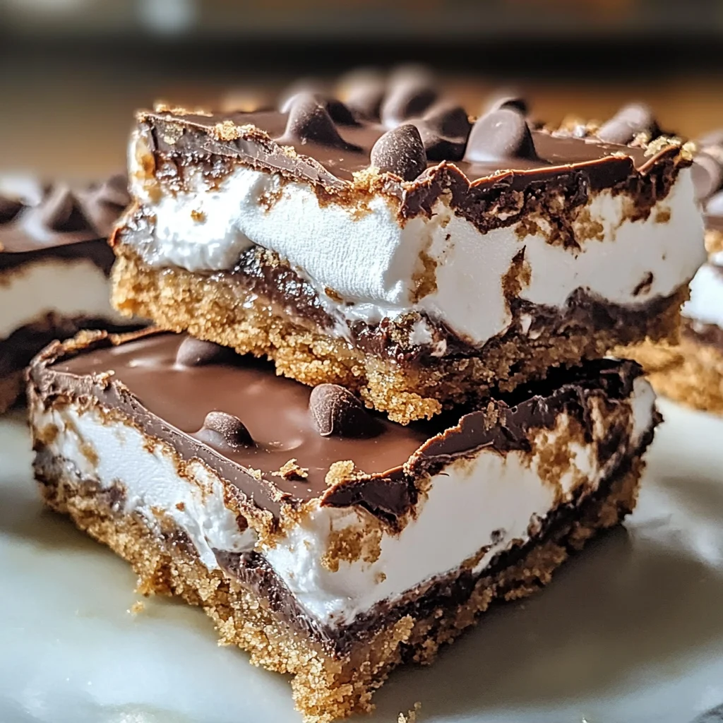 Chocolate Marshmallow Cookie Bars