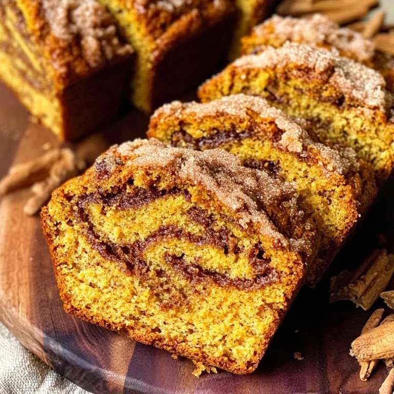 Cinnamon Swirl Pumpkin Bread Mini Loaves
