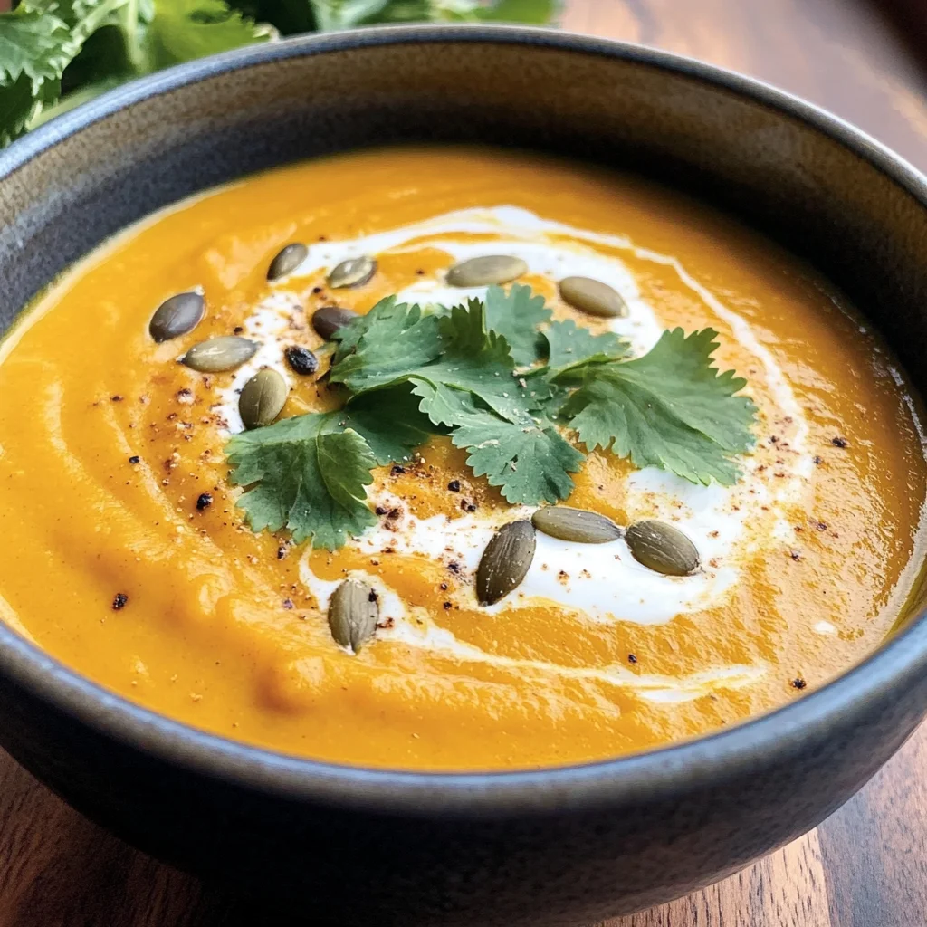Coconut Curry Pumpkin Soup