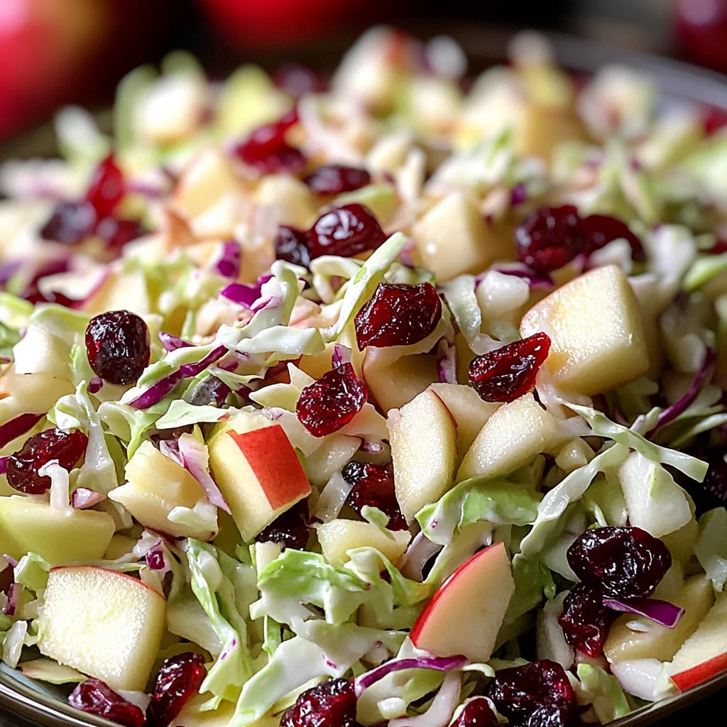 Cranberry Apple Coleslaw: A Delicious & Healthy Recipe