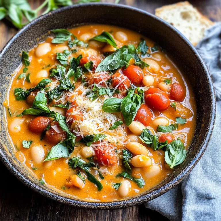 Creamy Tomato White Bean Stew