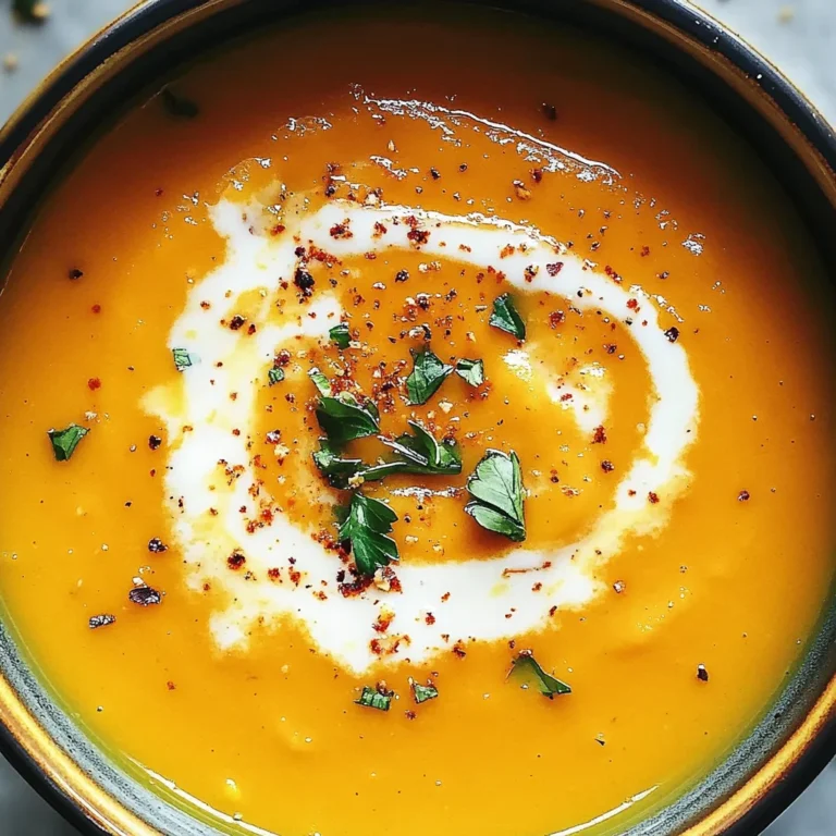 Easy Butternut Squash and Sweet Potato Soup