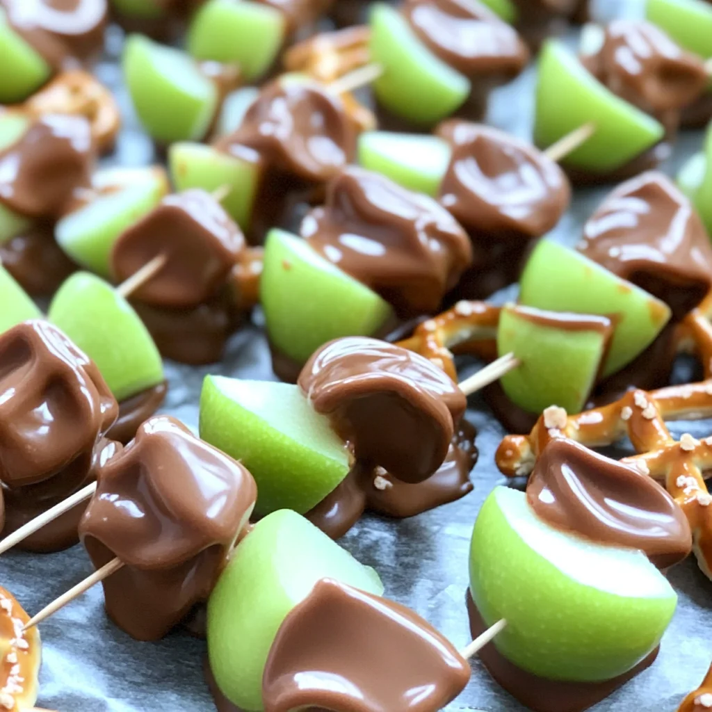 Easy Caramel Apple Bites