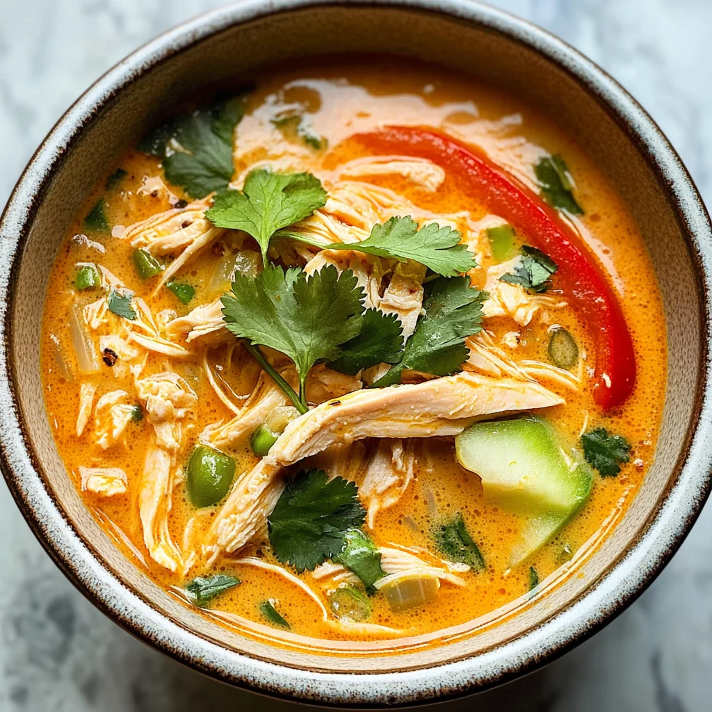 Easy Thai Coconut Chicken Soup