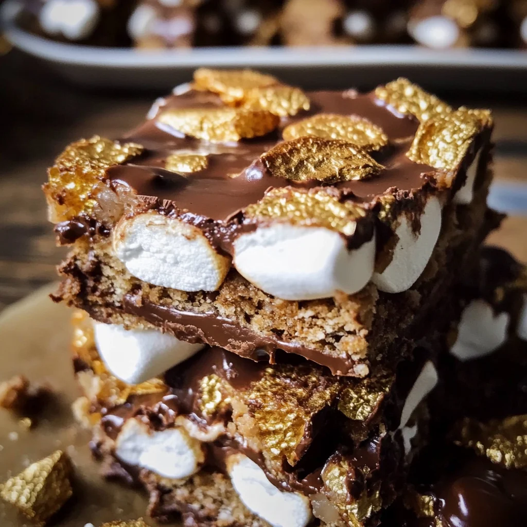 Golden Grachicken hams S'Mores Bars