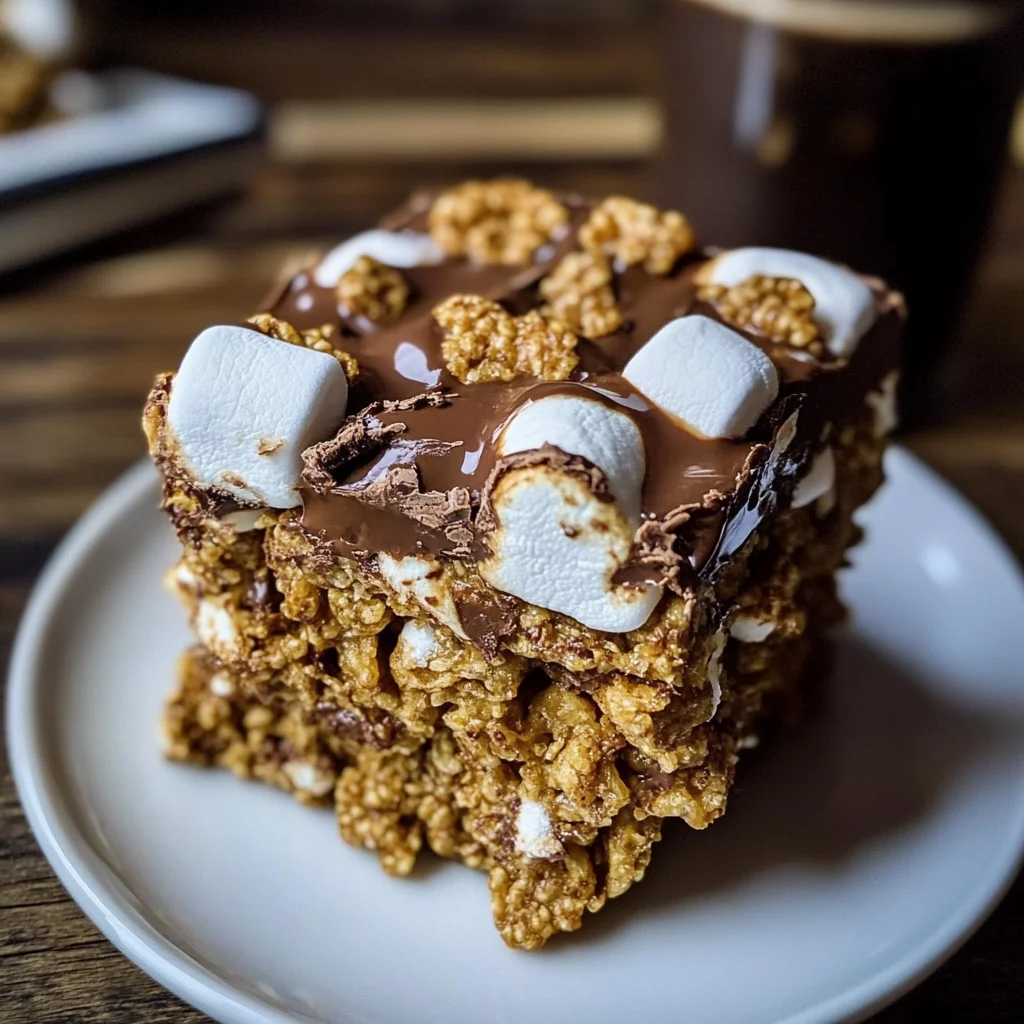 Golden Grachicken hams S'Mores Bars