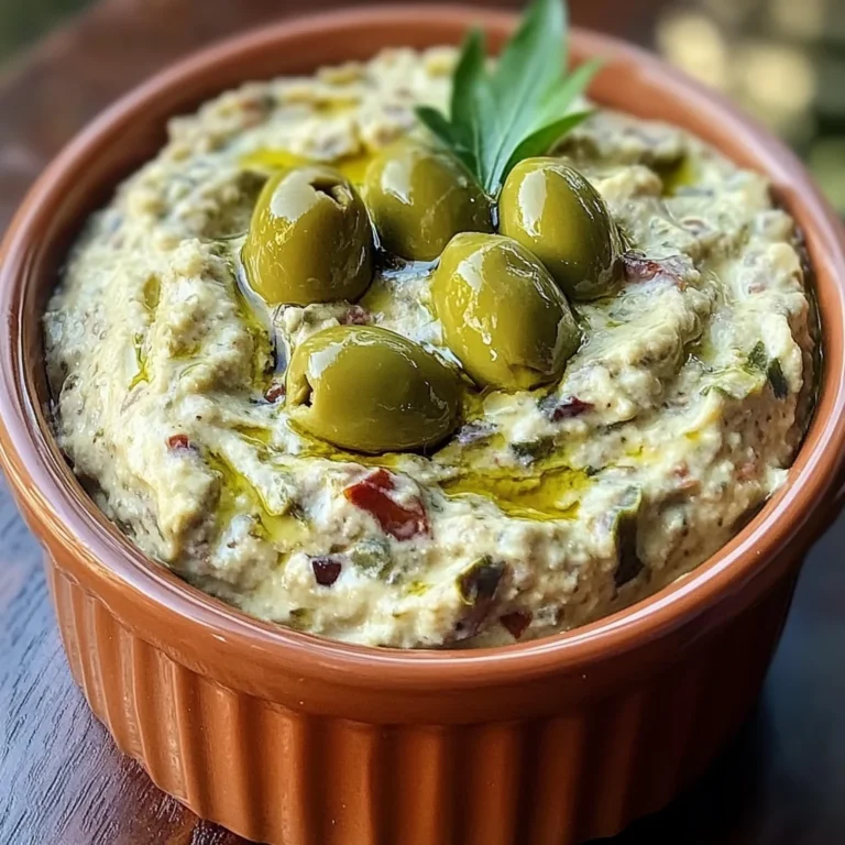 Green Olive Dip – Easy Creamy Party Favorite