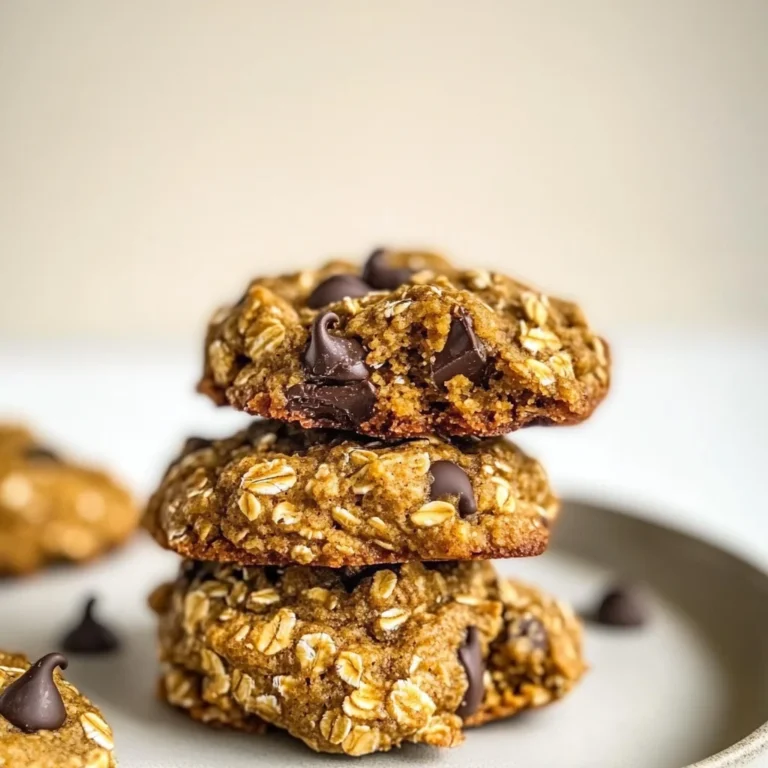 Healthy Pumpkin Oat Cookies