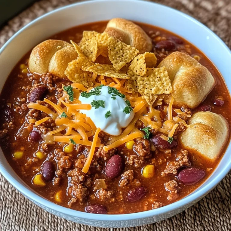 Hillbilly Chili and Cinnamon Rolls