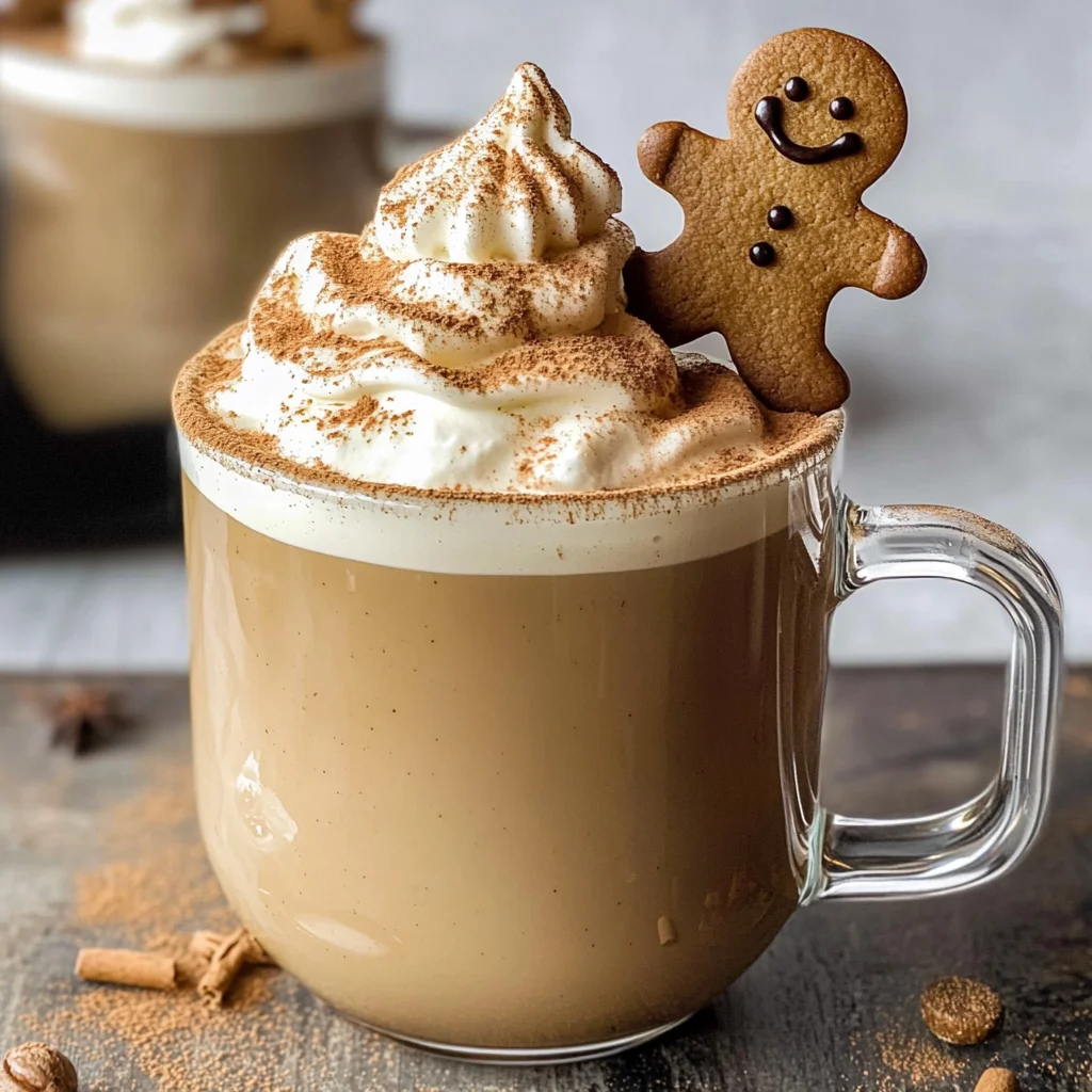 Homemade Gingerbread Latte