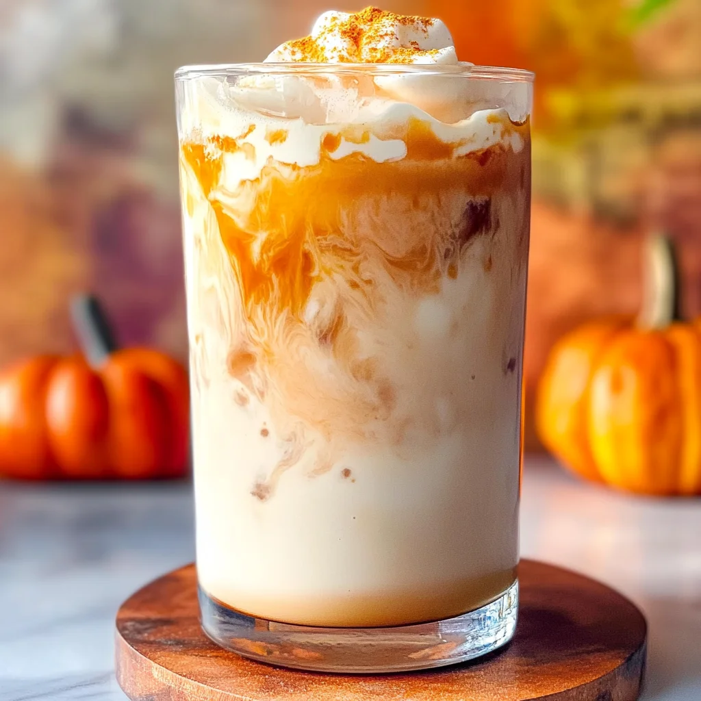 Iced Pumpkin Cream Chai Tea Latte (Starbucks Copycat)