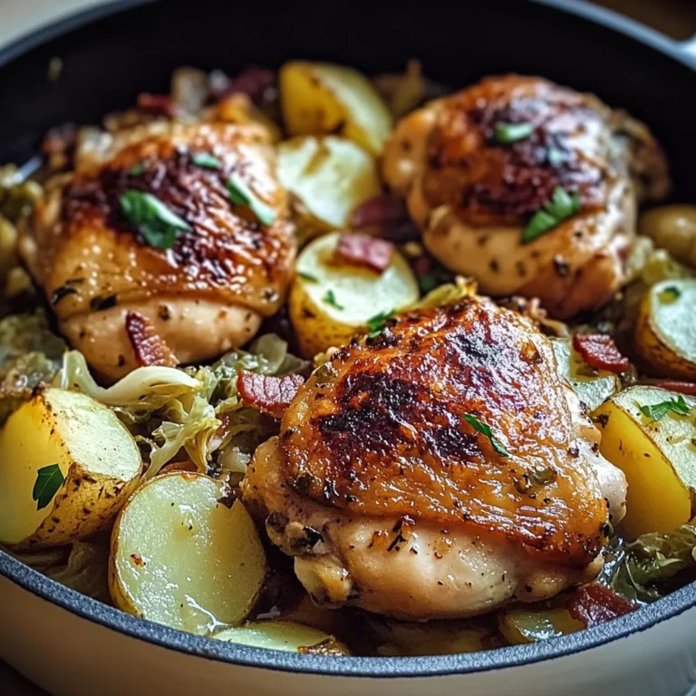 Irish Chicken with Cabbage and Potatoes