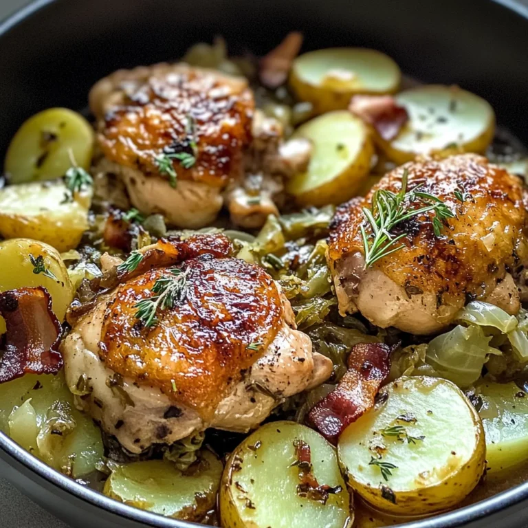 Irish Chicken with Cabbage and Potatoes