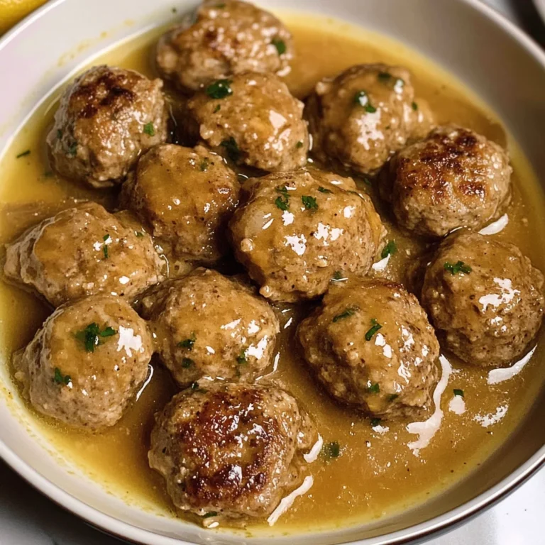 Keftedes In Lemon Sauce