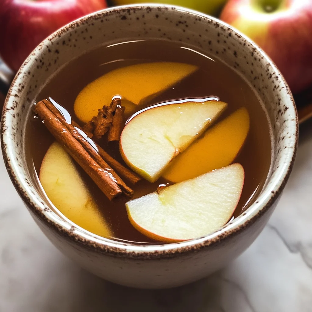 Korean Apple Tea with Ginger and Cinnamon (Saegwa Cha)