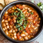 Loubia- Morrocan White Bean Stew (Stovetop + Instant Pot)