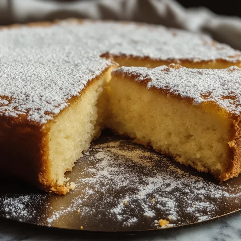 MIGLIACCIO: RICOTTA AND SEMOLINA CAKE