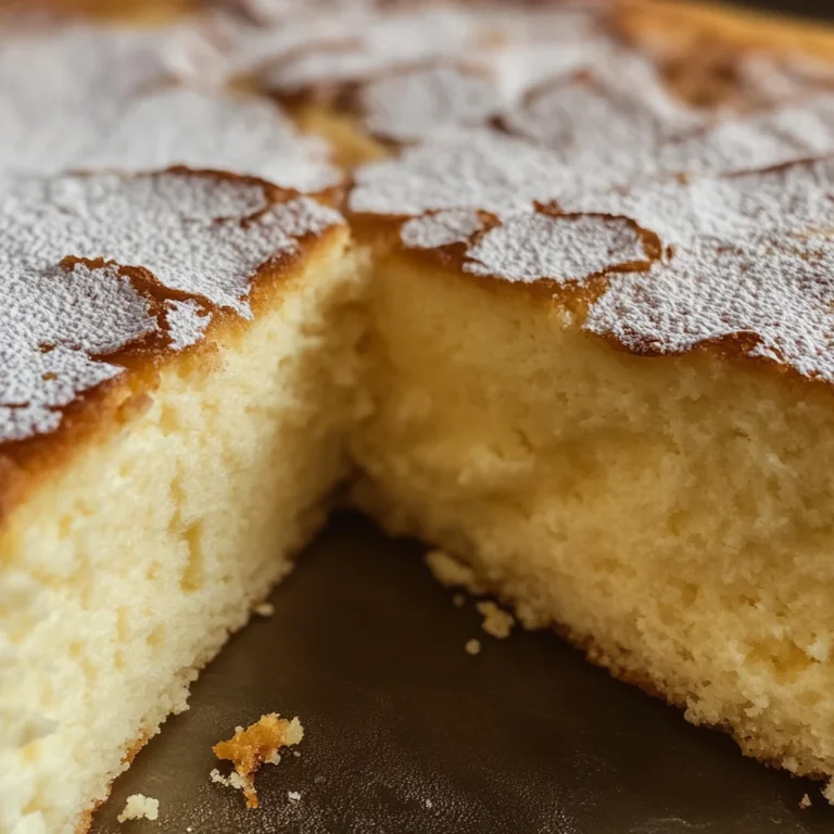 MIGLIACCIO: RICOTTA AND SEMOLINA CAKE