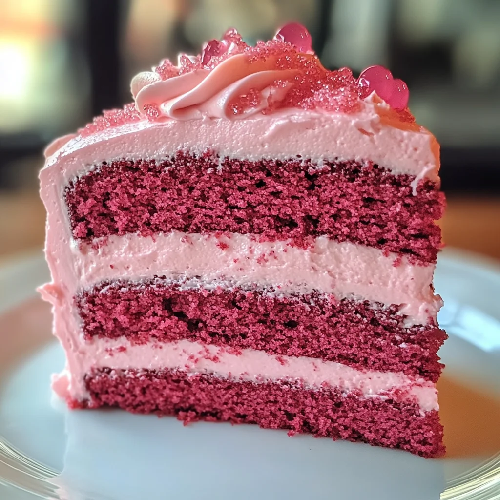 Mother's Day Pink Velvet Cake
