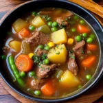 My Mom's Old-Fashioned Vegetable Beef Soup