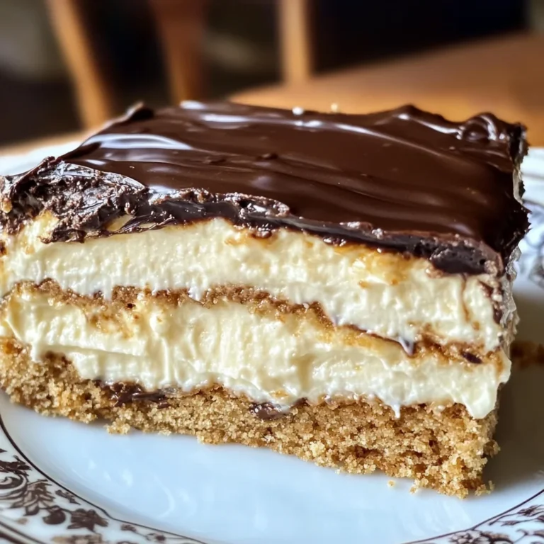 No-Bake Eclair Cake