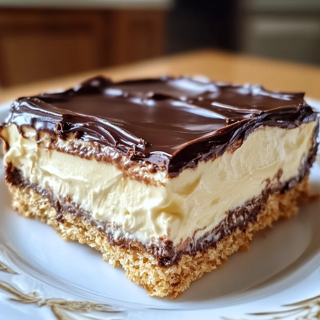 No-Bake Eclair Cake