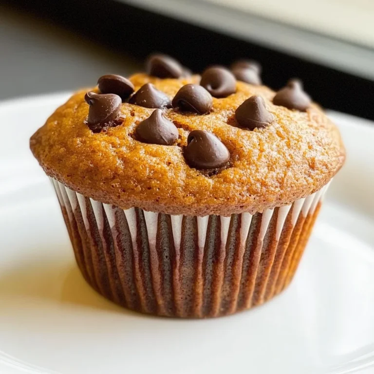 Pumpkin Chocolate Chip Muffins