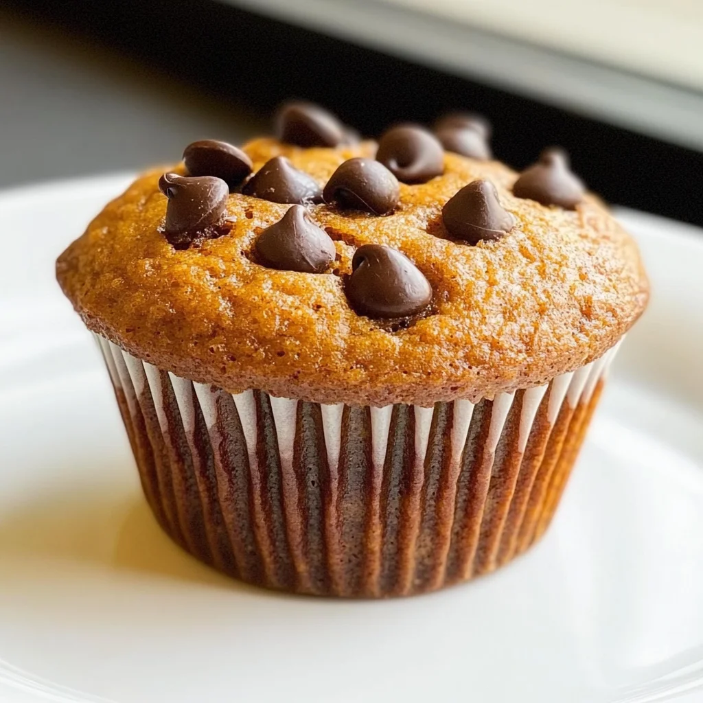 Pumpkin Chocolate Chip Muffins
