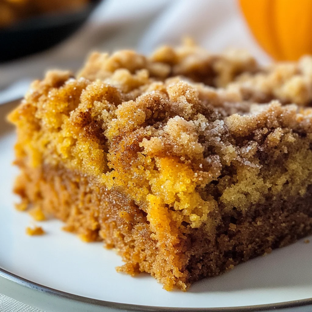 Pumpkin Coffee Cake