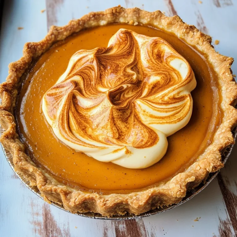 Pumpkin Mascarpone Pie