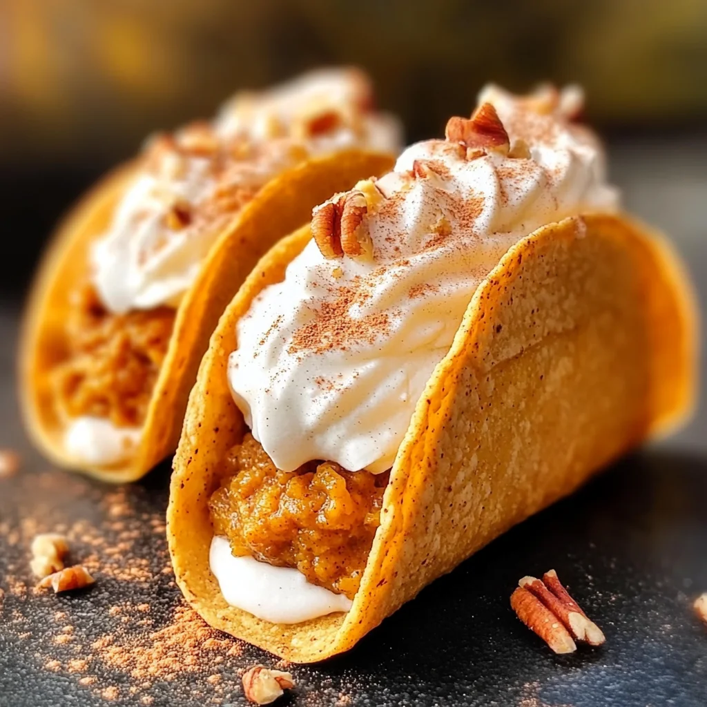 Pumpkin Pie Tacos