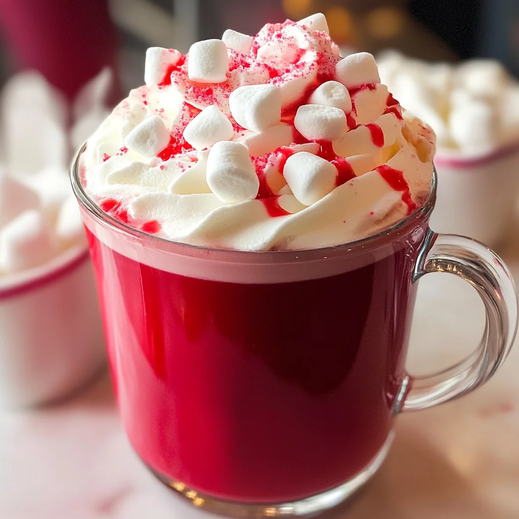 Red Velvet Hot Chocolate Recipe