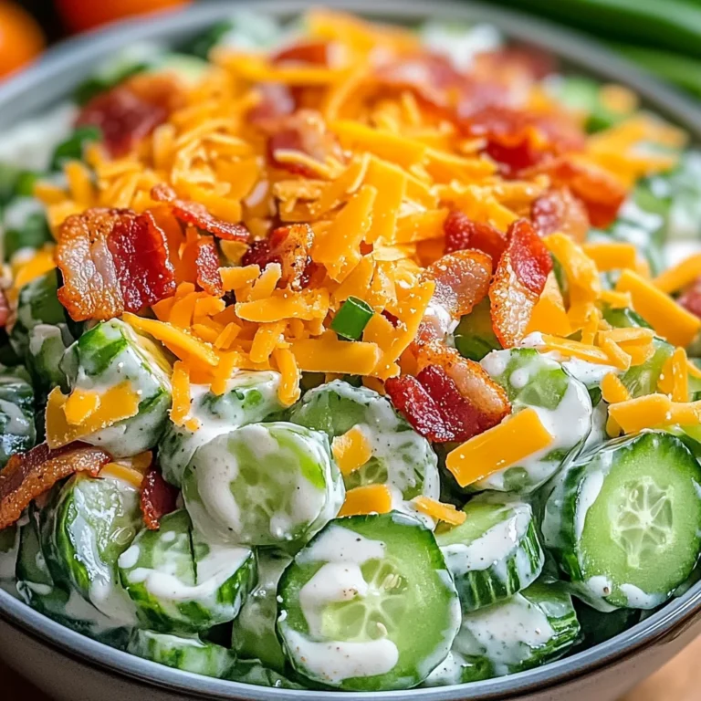 Refreshing Cucumber Ranch Crack Salad Recipe