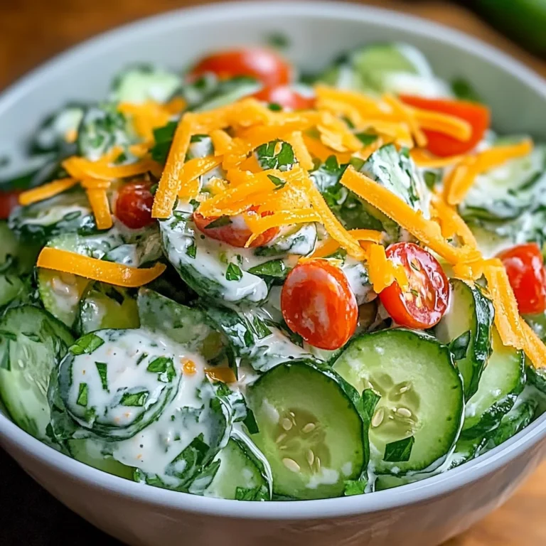Refreshing Cucumber Ranch Crack Salad Recipe