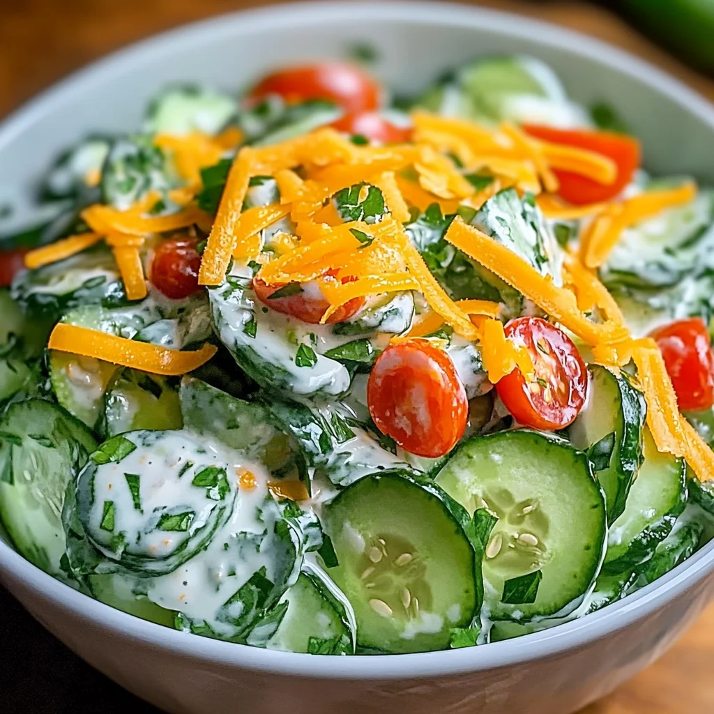 Refreshing Cucumber Ranch Crack Salad Recipe