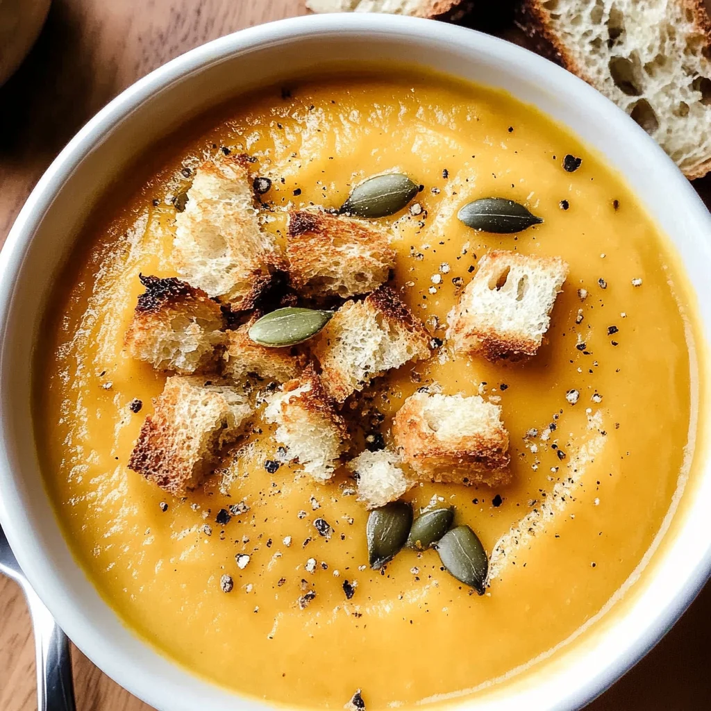 Roasted Butternut Squash Soup Recipe