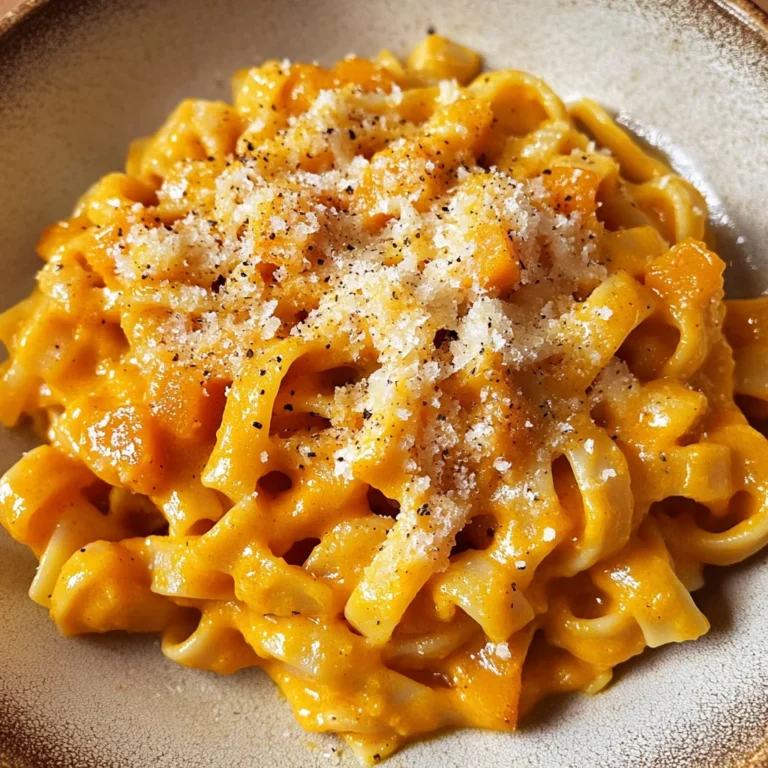 Roasted Pumpkin and Garlic Pasta