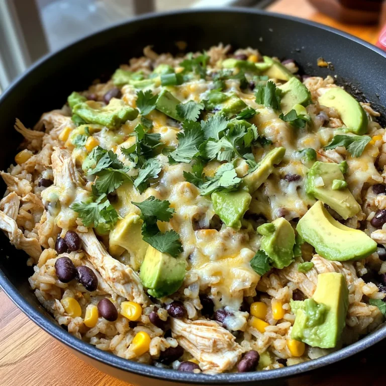 Salsa Verde Chicken & Rice Skillet