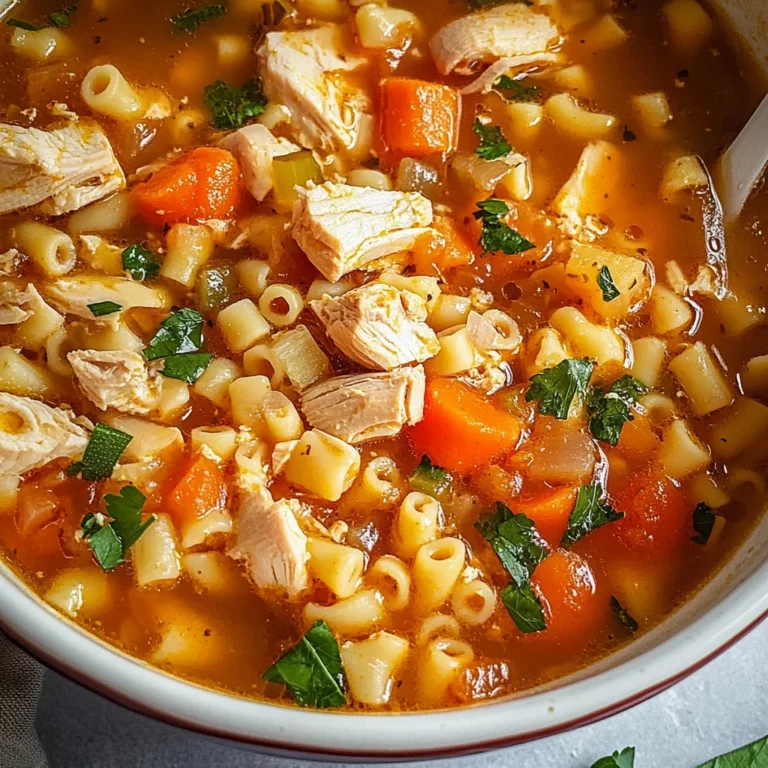 Sicilian Chicken Soup