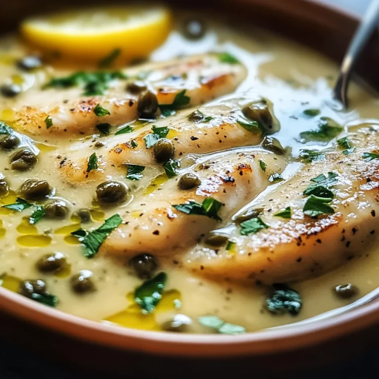 Simple Lemon Caper Sauce