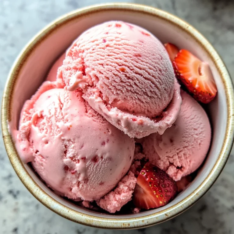 Strawberry Coconut Ice Cream