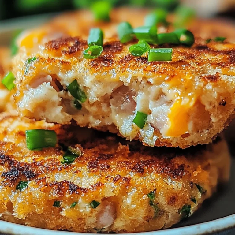 Tuna Melt Patties Recipe